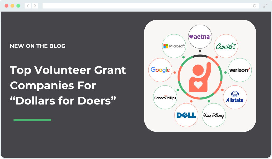 Supplement your volunteer grant database with top company compilations