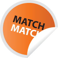 OrangeMatchingGiftCircleBanner Matching Donation Banner Ad