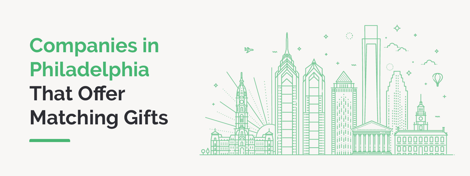 Learn about the top companies in Philadelphia that offer matching gift programs.