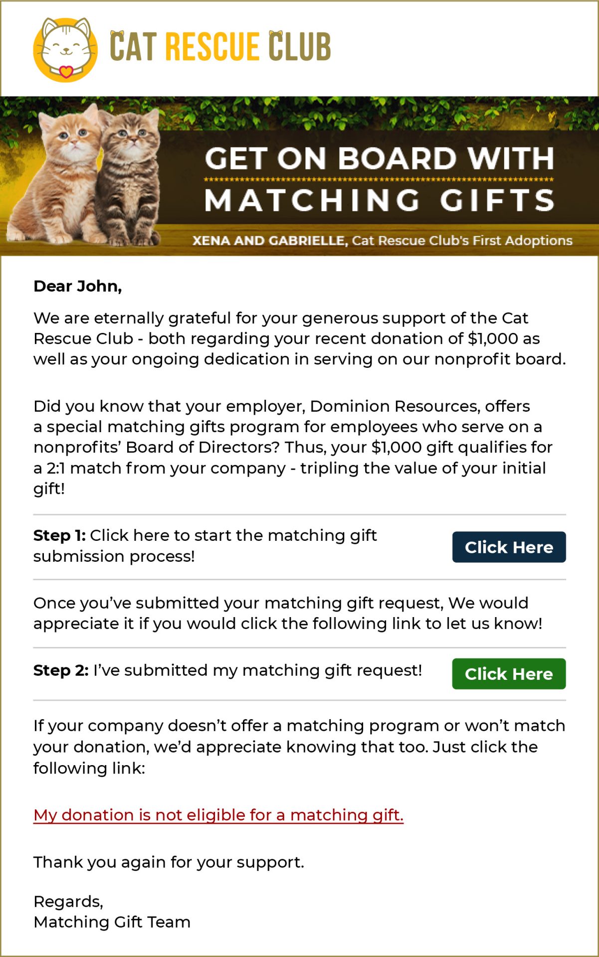 14 Types of Matching Gift Letters Every Nonprofit Should Send