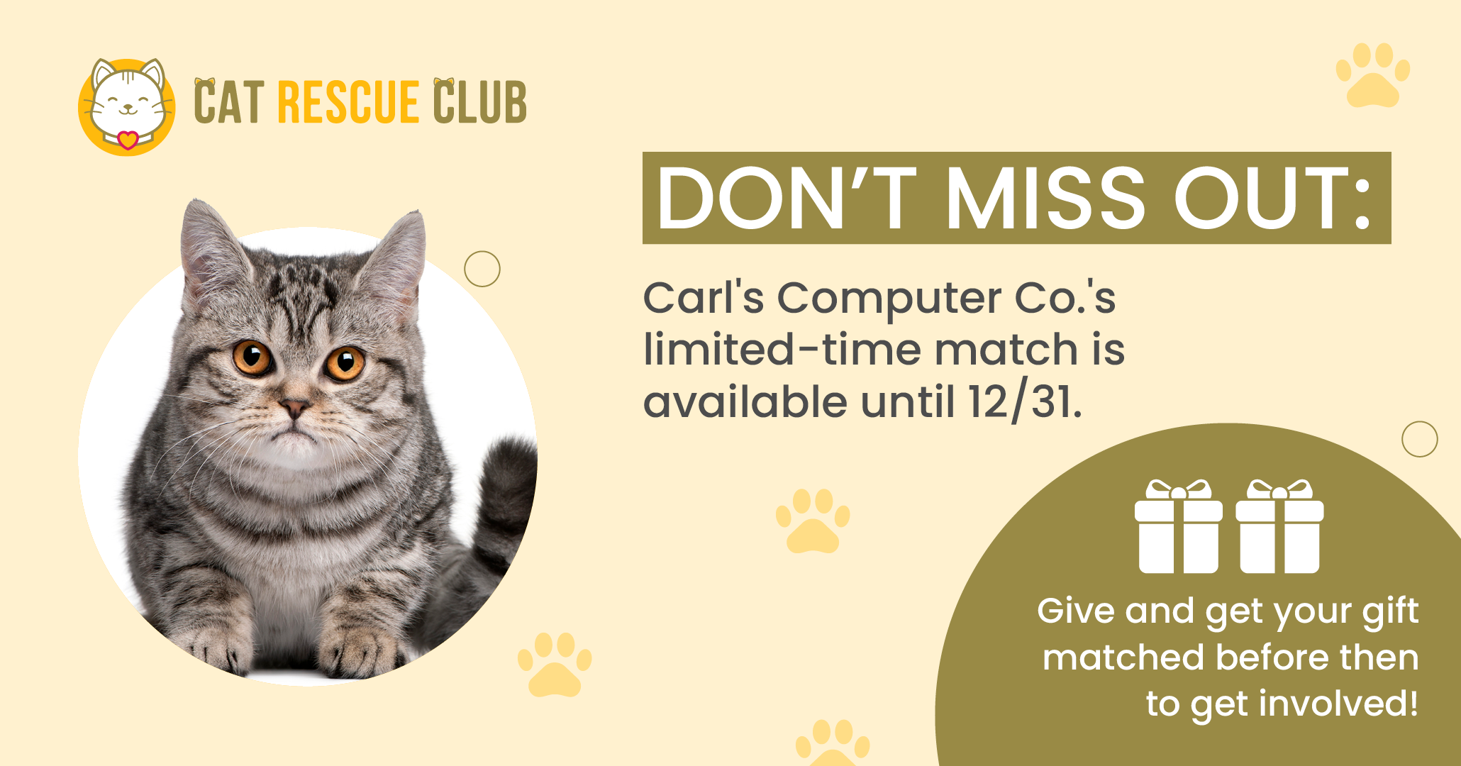 Marketing your one-off matching gift program with deadline reminders