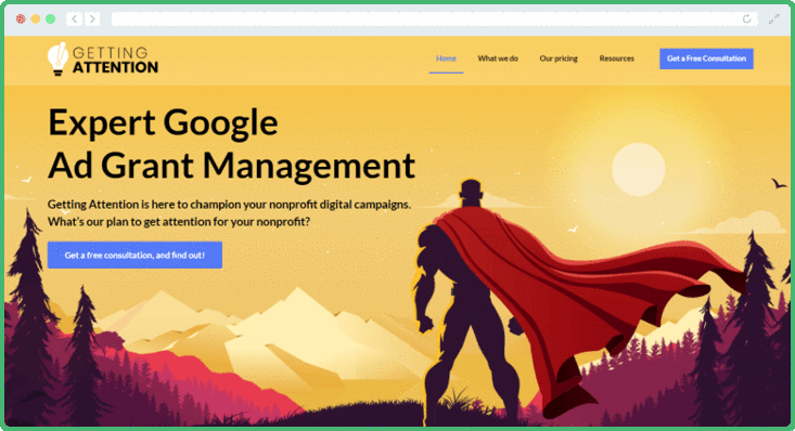 Getting Attention is the best Google Grants agency for all your Google Ad Grants management needs.