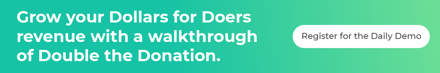 Learn more about Dollars for Doers grants with a walkthrough of Double the Donation!