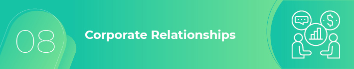 Develop relationships with businesses that offer matching gifts in your area.