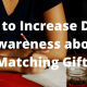 Donor Awareness Matching Gifts