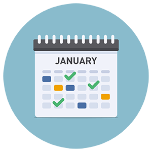Create a calendar for your annual fund campaign.