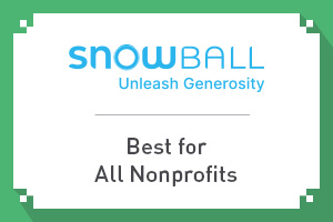 Snowball is our top choice for text-to-give software.