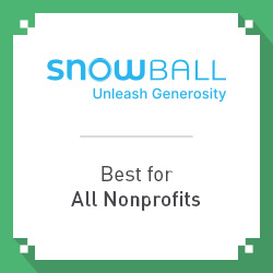 Snowball is our top choice for text-to-give software.
