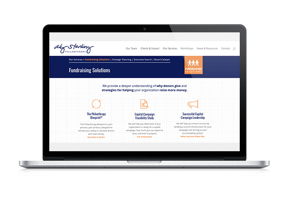 Learn more about Aly Sterling Philanthropy's full suite of capital campaign services. 