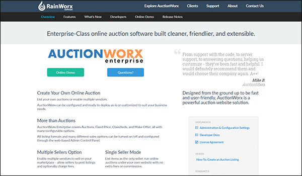 Invest in comprehensive charity auction tools like AuctionWorx.