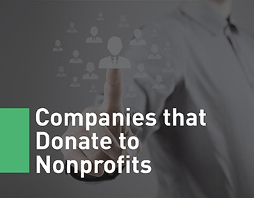 Companies that donate to nonprofits