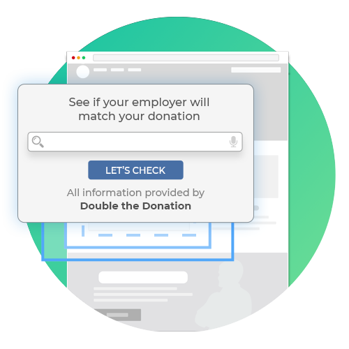 Find more matching gift revenue beyond your corporate sponsorship with Double the Donation!