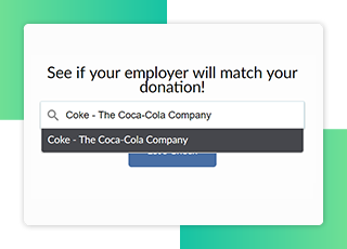 The second step of using a corporate philanthropy database is searching for your company.