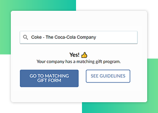 The third step of using a corporate philanthropy database is viewing the results.