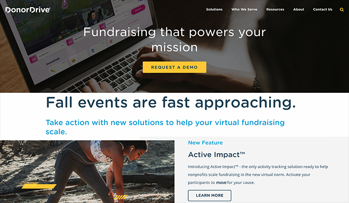Learn more about DonorDrive, one of the crowdfunding platforms for nonprofits.