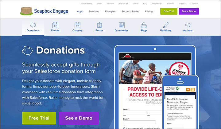 Learn more about Soapbox Engage, one of the top crowdfunding platforms for nonprofits.
