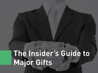 Find out everything you need to know about major gifts.