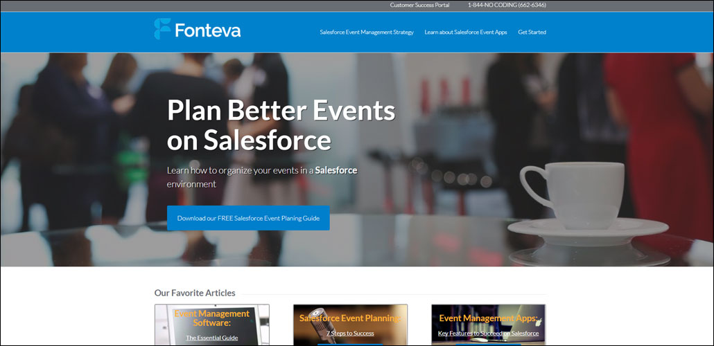 Fonteva's nonprofit blog supports organizations who plan events in Salesforce.