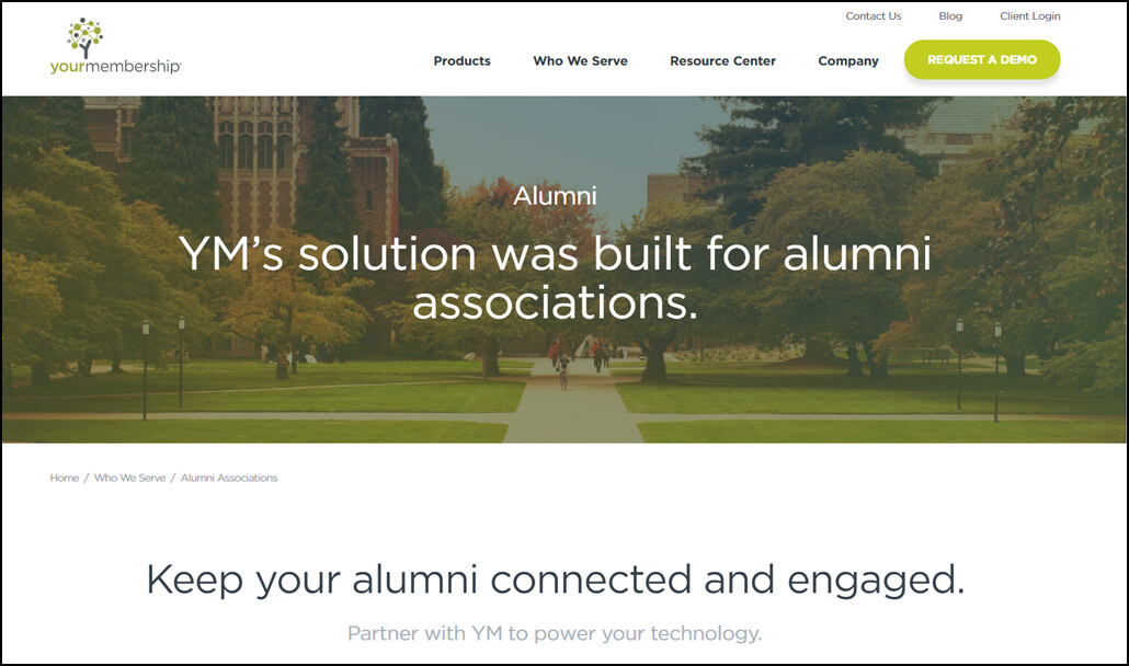 YourMembership is great fraternity management software for staying connected to your alumni.