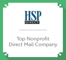 HSP is a top nonprofit direct mail company.