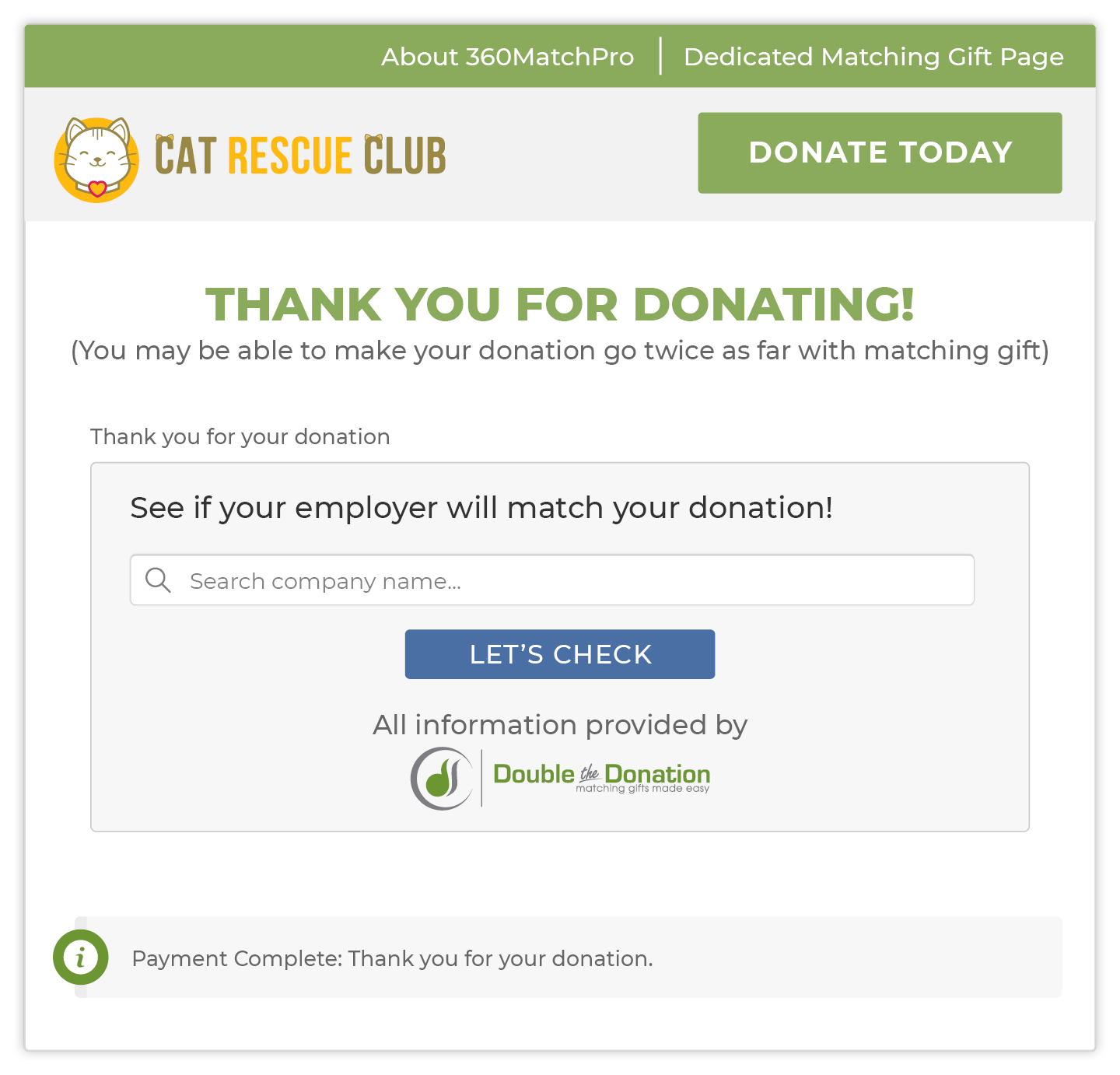Here's an example of how to use resources to improve the donor journey with matching gifts.