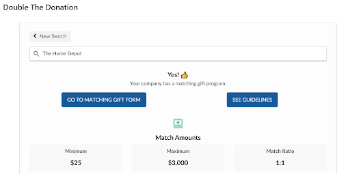 Here's how Raklet's donor management software integrates with Double the Donation.