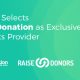 RaiseDonors selects Double the Donation as exclusive matching gifts provider.