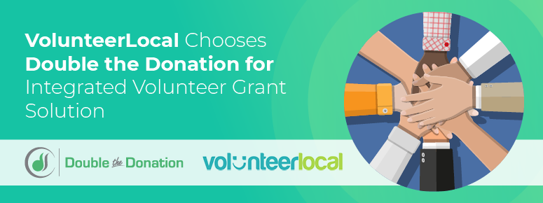 Double the Donation-VolunteerLocal-integration-announcement