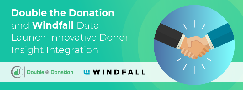 Double the Donation and Windfall Partnership Announcement