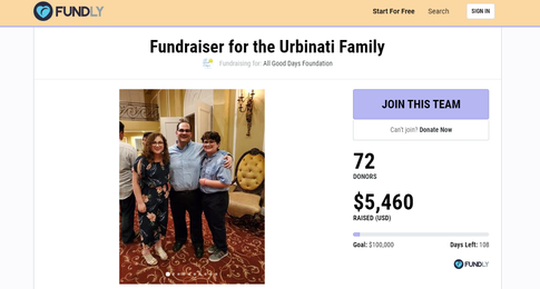 This family is using crowdfunding to fundraise for medical expenses during the coronavirus pandemic.