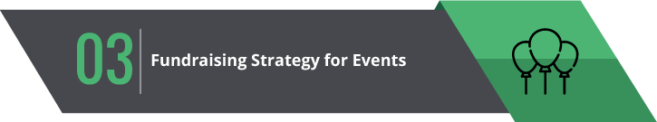 Assess your fundraising strategy by examining your fundraising strategy for events.