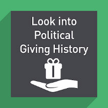 Gain insight into a prospect's wealth and philanthropy by checking up on their political giving history.