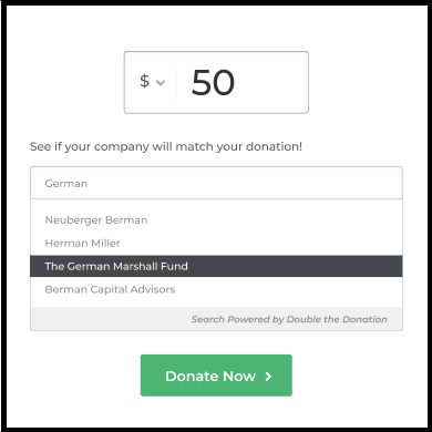 GiveWP and 360MatchPro Donation Form