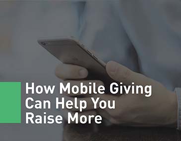 How mobile giving can help you raise more