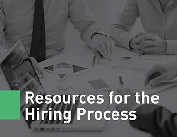 Resources for the Hiring Process