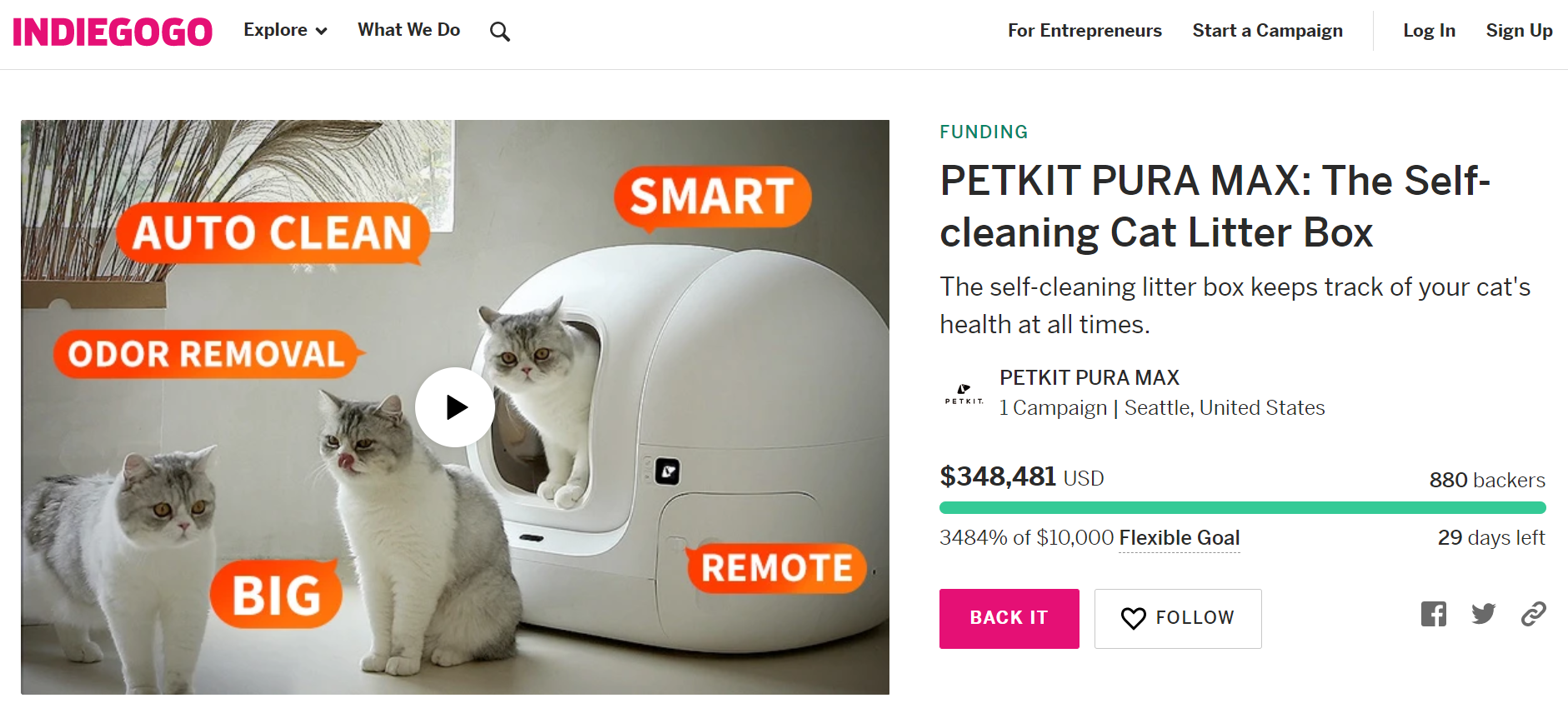 Indiegogo is a favorite GoFundMe alternative.