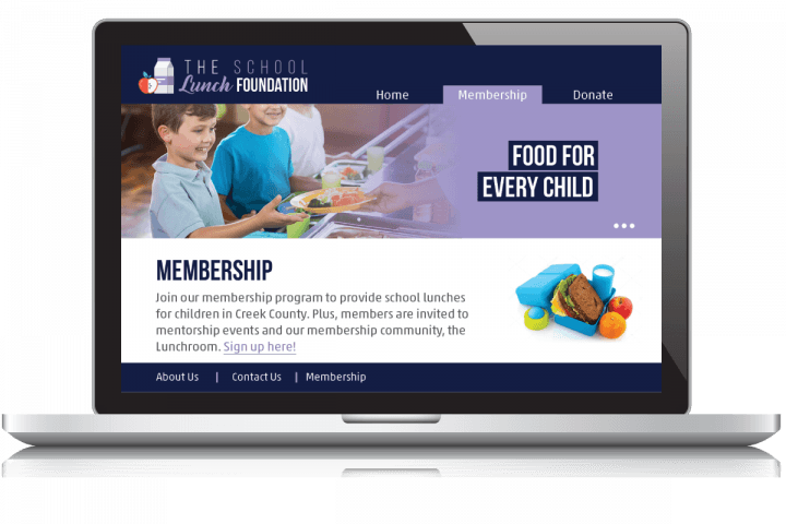 Make your membership application easy to find on your website.