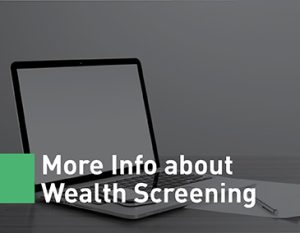 Learn more about wealth screening to help with your prospect research.