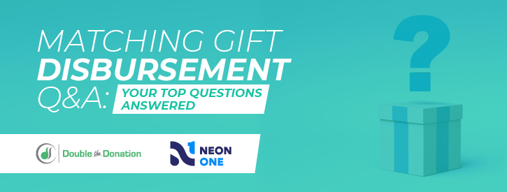 Learn more about matching gift disbursement with this guide.