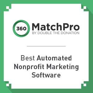 360MatchPro by Double the Donation offers nonprofit marketing software that enhances matching gift fundraising.
