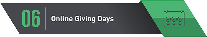 A great fundraising idea for nonprofits is holding an online giving day.