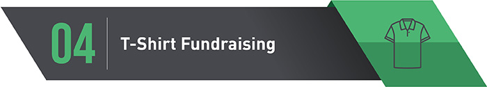 Another online fundraising idea is a t-shirt fundraiser.