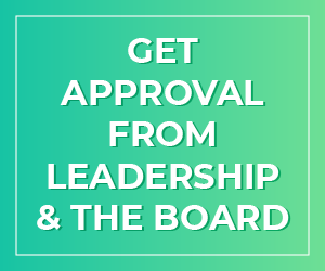 Get approval from your organization's leadership and board before choosing an online fundraising tool.
