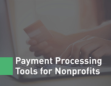 Payment processing tools for nonprofits