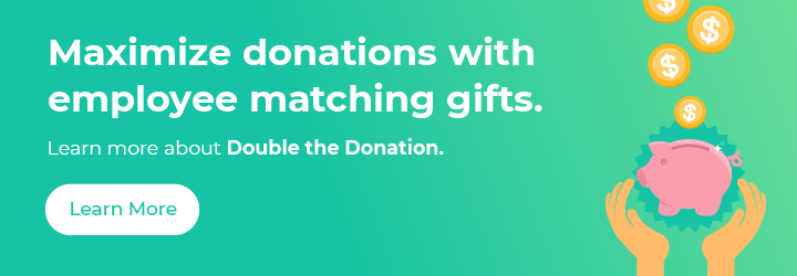 Maximize donations during your prospect research process with Double the Donation!