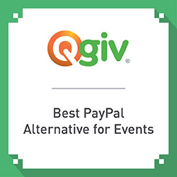 Qgiv is a favorite PayPal alternative for giving at events.