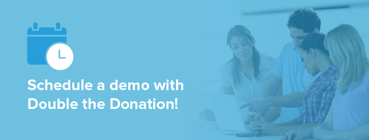 Schedule a demo with Double the Donation