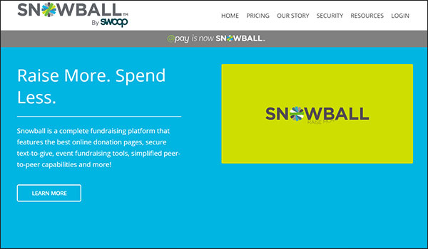 Need help with your church's giving process? Try Snowball.