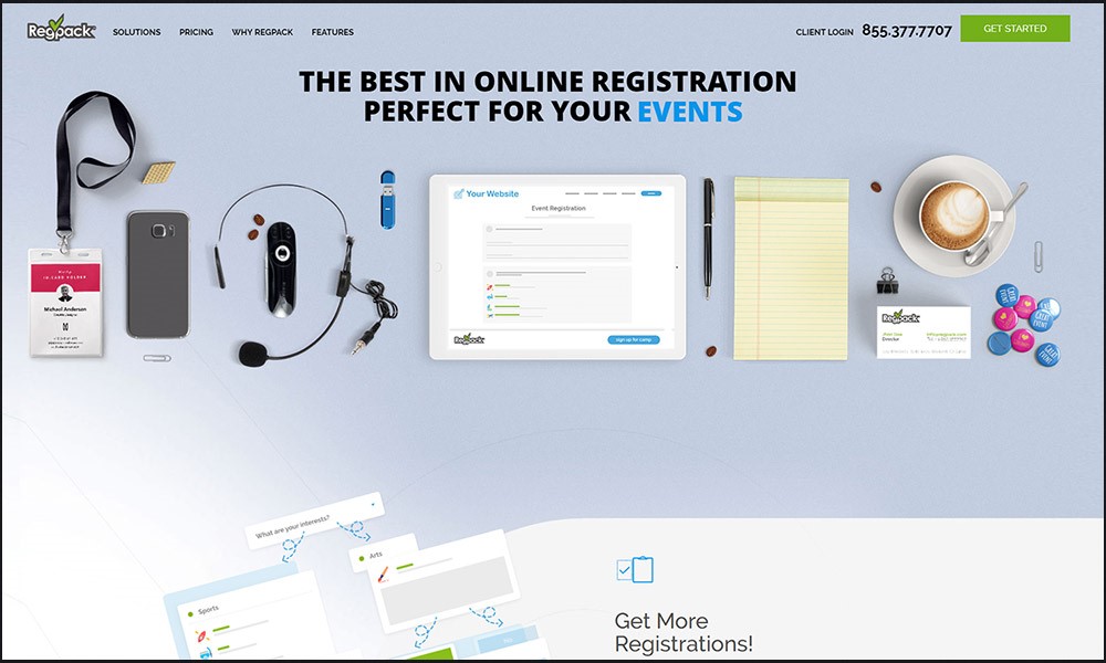 Regpack's event registration features make it a top Cvent competitor.