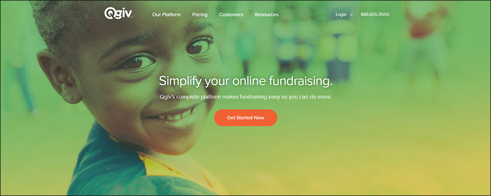 Qgiv is a top peer-to-peer fundraising platform for nonprofits.